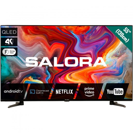 Salora 55QLEDTV - 55 inch - 4K QLED - Smart TV - 2022