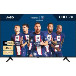 HISENSE 50A6BG - TV UHD 4K 50 (127cm) - Smart TV - Dolby Audio - 3xHDMI, 2xUSB - Zwart